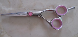 All purpose scissor High K55 - SERIES Katana Gem K55 PINK