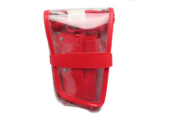 KF GVC0031 - TOOL POUCH RED TRIM CLEAR